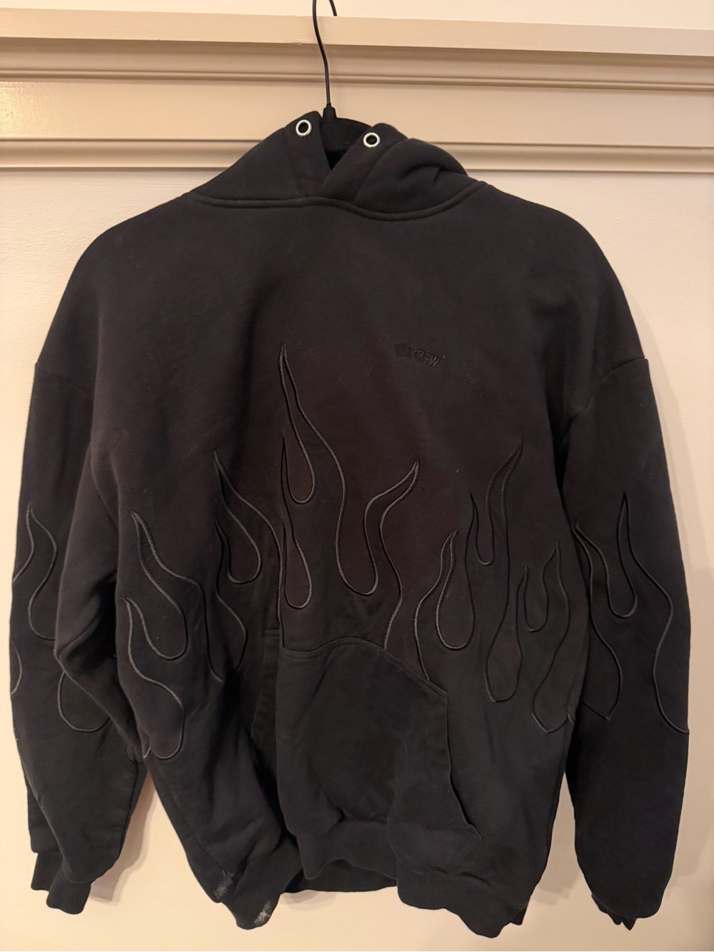 Kill Crew Black Flame Hoodie Size S